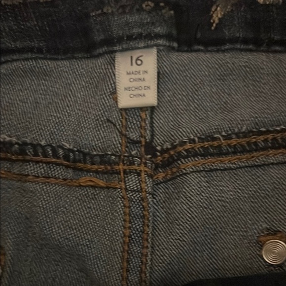 Seven7 Blue Skinny Jeans with Modern Fading size 16 - Picture 2 of 7